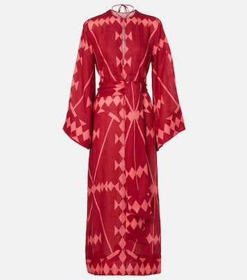 Printed linen maxi dress | Johanna Ortiz