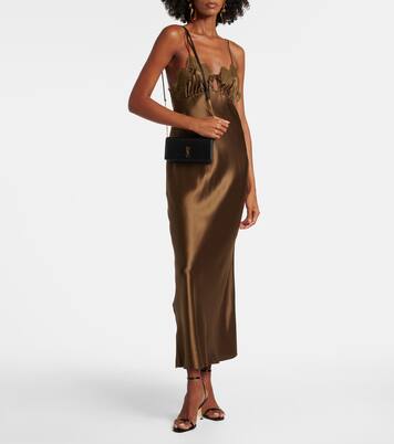 Cassandre皮革手机小袋 | Saint Laurent