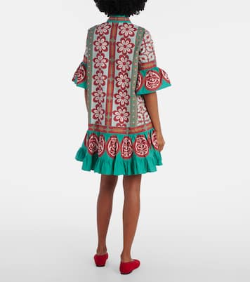Choux printed cotton poplin shirt dress | La DoubleJ