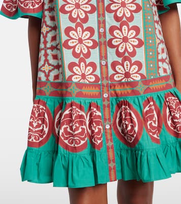Choux printed cotton poplin shirt dress | La DoubleJ