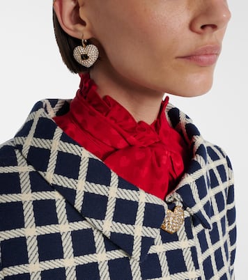 Cœur Royale crystal-embellished earrings | Valentino