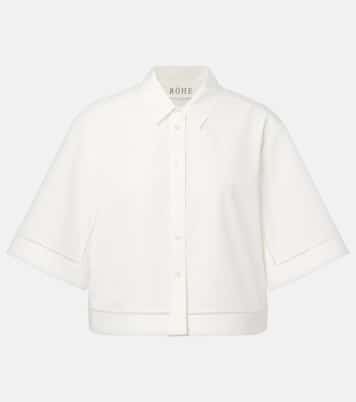Camicia in popeline di cotone con ricamo | Róhe