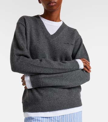 Layered cashmere sweater | Miu Miu