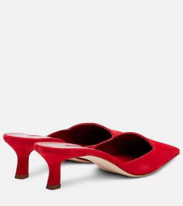 Moiramu suede mules | Manolo Blahnik