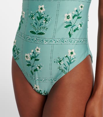 Maillot de bain Durazno Ceiba à fleurs | Agua by Agua Bendita