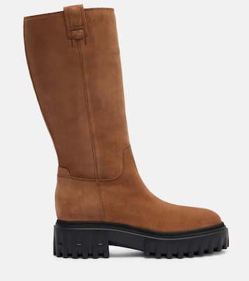 H700 Stivali suede knee-high boots | Hogan