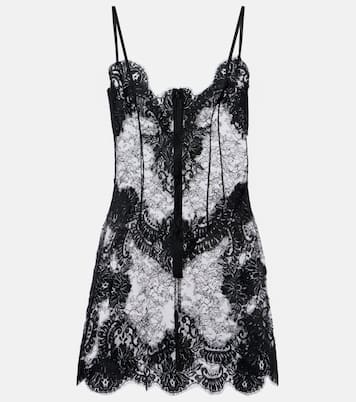 Sheer lace minidress | Dolce&Gabbana