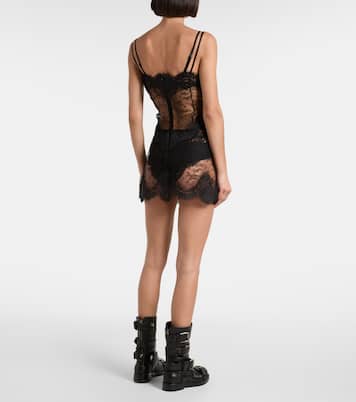 Sheer lace minidress | Dolce&Gabbana