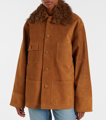 Oversized leather jacket | Plan C