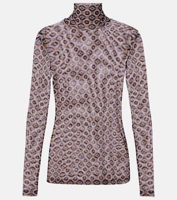 印花高领上衣 | Dries Van Noten