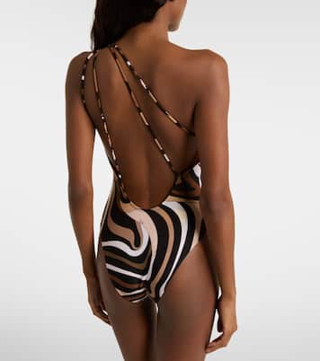 Marmo one-shoulder swimsuit | Pucci