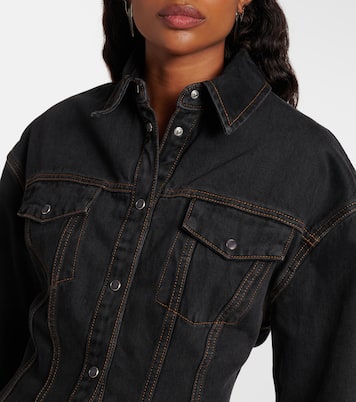 Contour denim jacket | Wardrobe.NYC