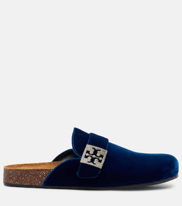 Mellow embellished velvet mules | Tory Burch