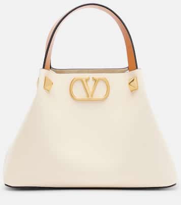VLogo Small leather tote bag | Valentino Garavani