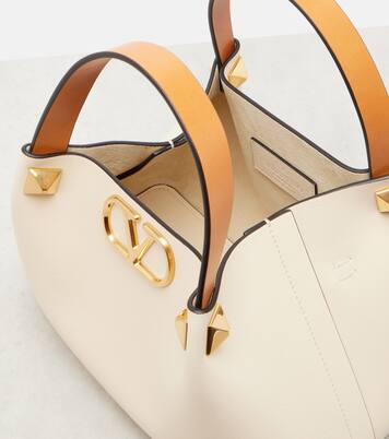VLogo Small leather tote bag | Valentino Garavani