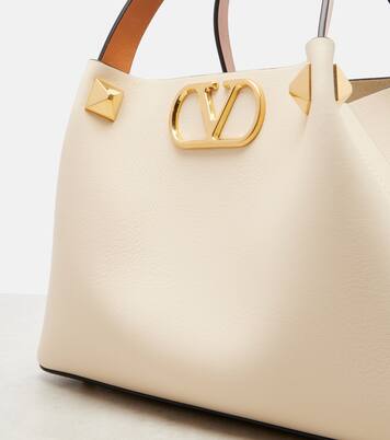 VLogo Small leather tote bag | Valentino Garavani