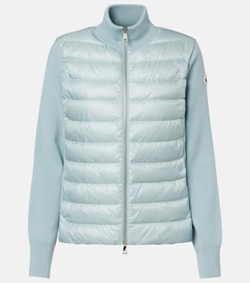 Cardigan matelassé en laine vierge | Moncler