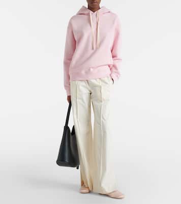 Pleated cotton wide-leg pants | Jil Sander