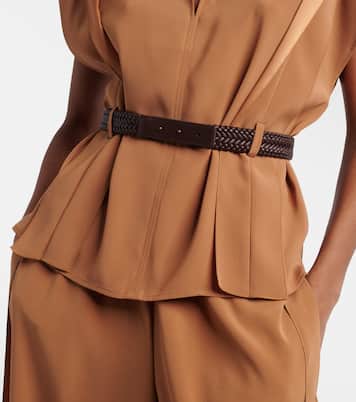Top en crêpe à ceinture | Max Mara