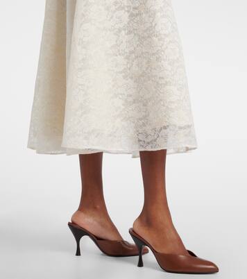 Avena embroidered midi skirt | Max Mara