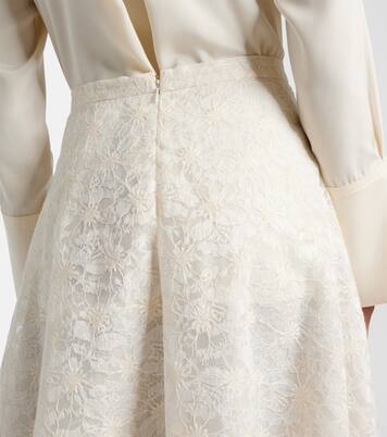 Avena embroidered midi skirt | Max Mara