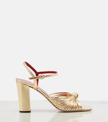 Annet metallic leather sandals | Valentino Garavani