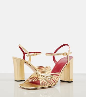 Annet metallic leather sandals | Valentino Garavani