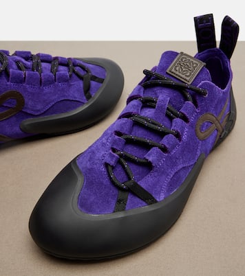 Grip Anagram suede sneakers | Loewe