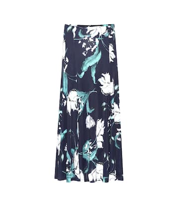 Gonna Vesper a stampa floreale in jersey | Erdem
