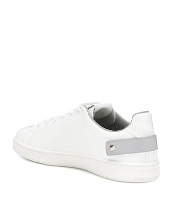 Valentino Garavani BACKNET leather sneakers | Valentino Garavani