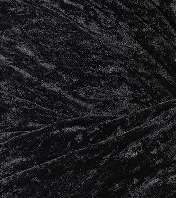 Robe asymétrique en velours frappé | Balenciaga