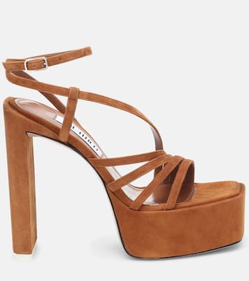 Sandali Venice in suede con plateau | The Attico
