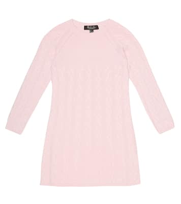 Downy Cables cashmere sweater dress | Loro Piana Kids