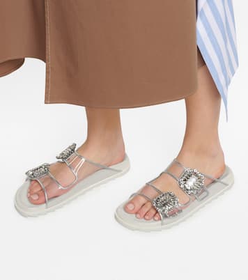 Sandali Slidy Viv' in PVC e pelle | Roger Vivier
