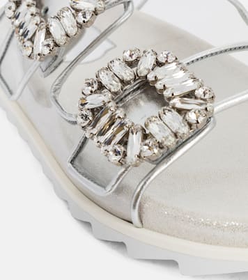 Sandali Slidy Viv' in PVC e pelle | Roger Vivier