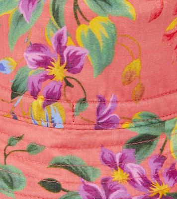 Reversible cotton bucket hat | Zimmermann Kids