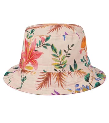 Reversible cotton bucket hat | Zimmermann Kids