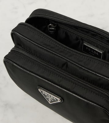 Nylon belt bag in black Prada Mytheresa