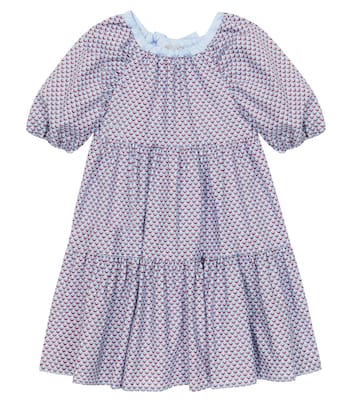 Cotton printed dress | Il Gufo