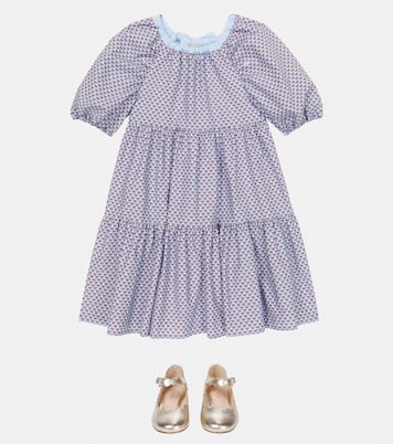 Cotton printed dress | Il Gufo