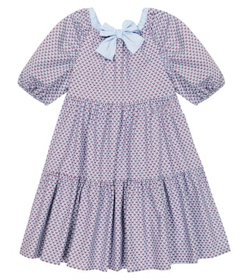 Cotton printed dress | Il Gufo