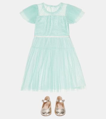 Point d'esprit tulle dress | Self-Portrait Kids