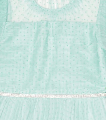 Point d'esprit tulle dress | Self-Portrait Kids