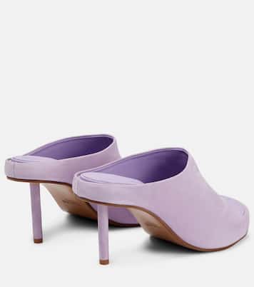 Pantoletten Les Mules Nuvola aus Veloursleder | Jacquemus