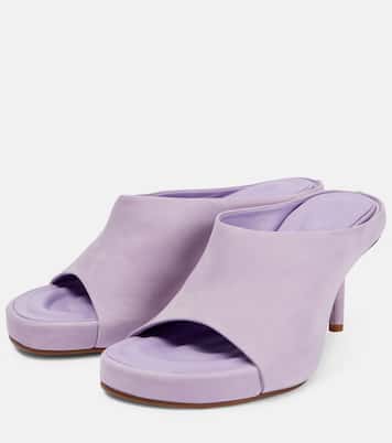 Pantoletten Les Mules Nuvola aus Veloursleder | Jacquemus