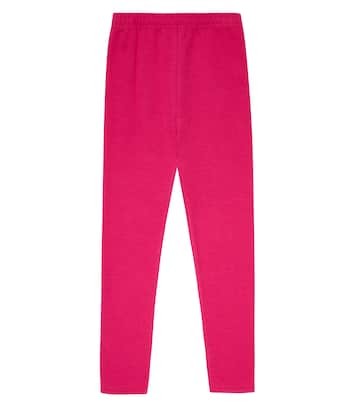 Cotton-blend fleece leggings | Il Gufo