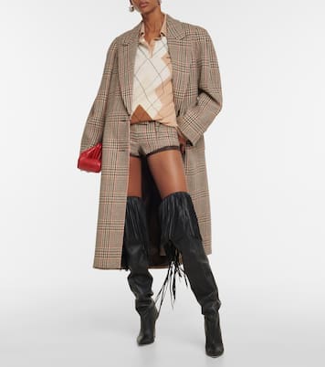 Botas mosqueteras de piel con flecos | Paris Texas