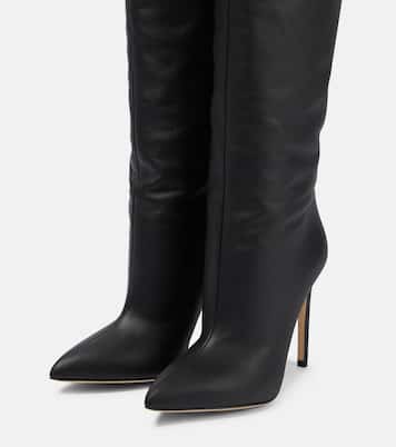Botas mosqueteras de piel con flecos | Paris Texas