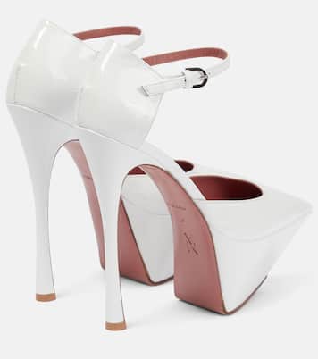 Angelica leather platform pumps | Amina Muaddi