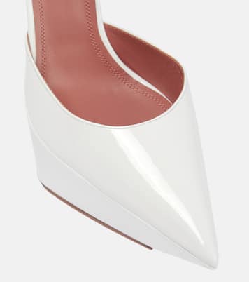 Angelica leather platform pumps | Amina Muaddi